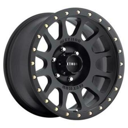 METHOD RACE WHEELS 20 x 9 in. NV 8 on 170 Bolt Pattern 5.75 in. Back Space 18 Offset, Matte Black MRWMR30529087518